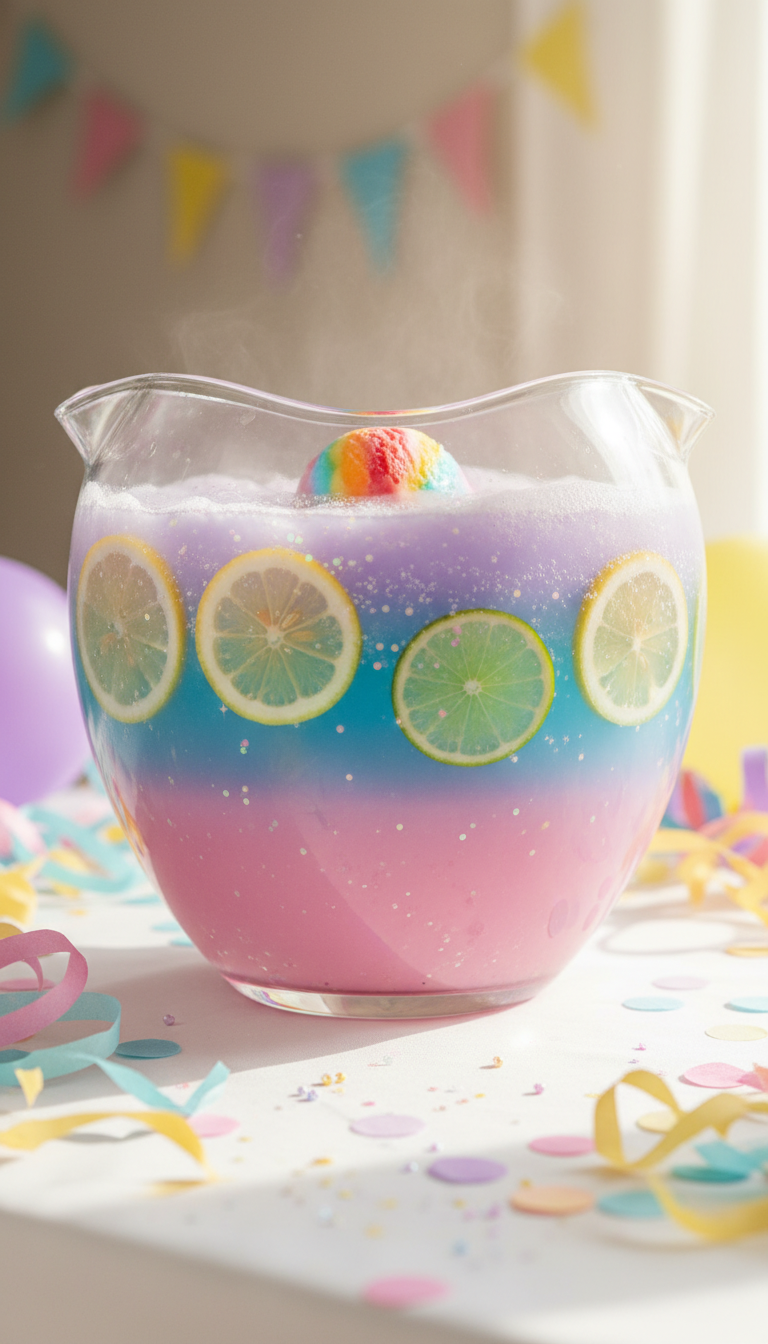 Sparkling 'Unikorn' Rainbow Punch