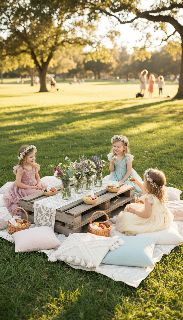 Boho Chic Princess Picnic in the Park