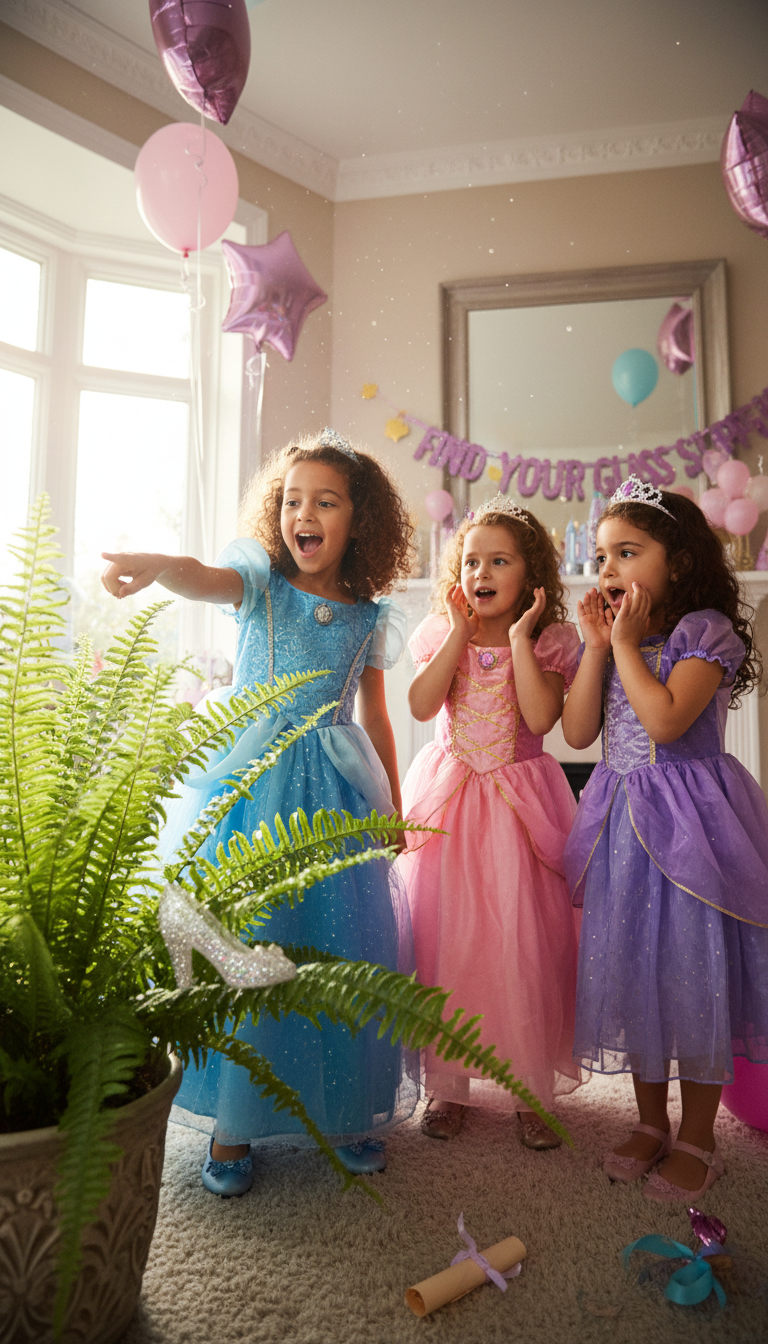 Sparkling 'Find Your Glass Slipper' Scavenger Hunt