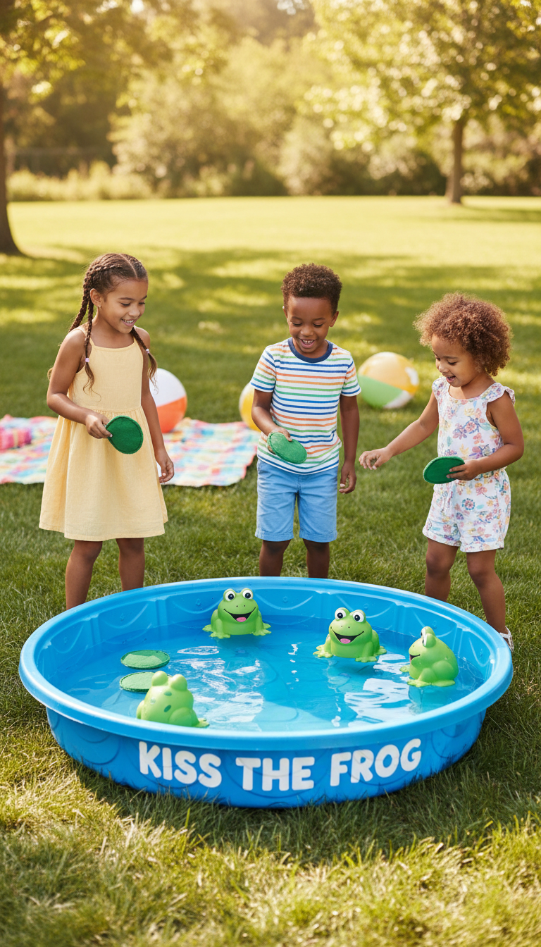 'Kiss the Frog' Pond Toss Game
