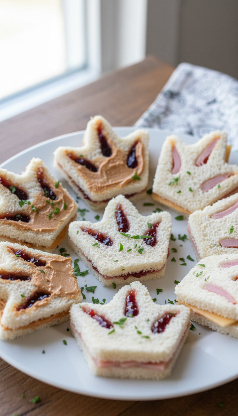 Dinosaur Footprint Sandwiches