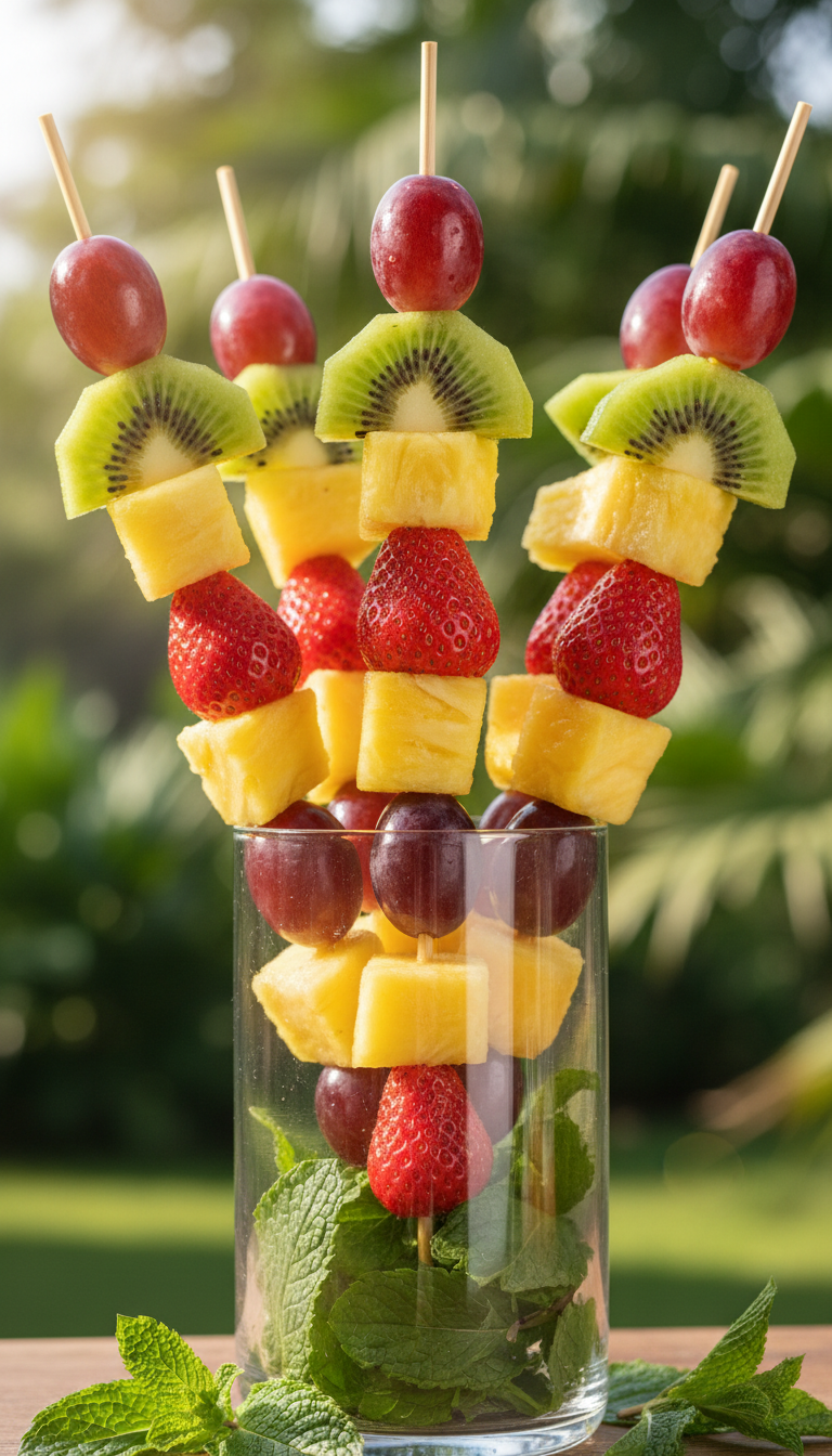 Jungle Fruit Skewers