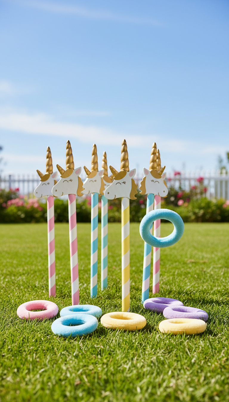 Unicorn Ring Toss Game