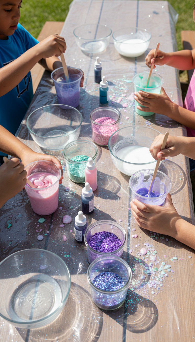 Unicorn Slime Making Station