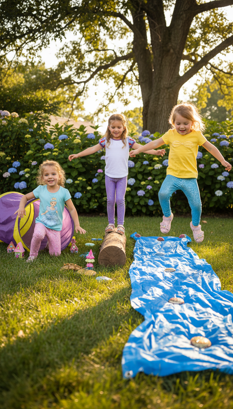 Enchanted Forest Obstacle Course: An Adventurous Royal Challenge!