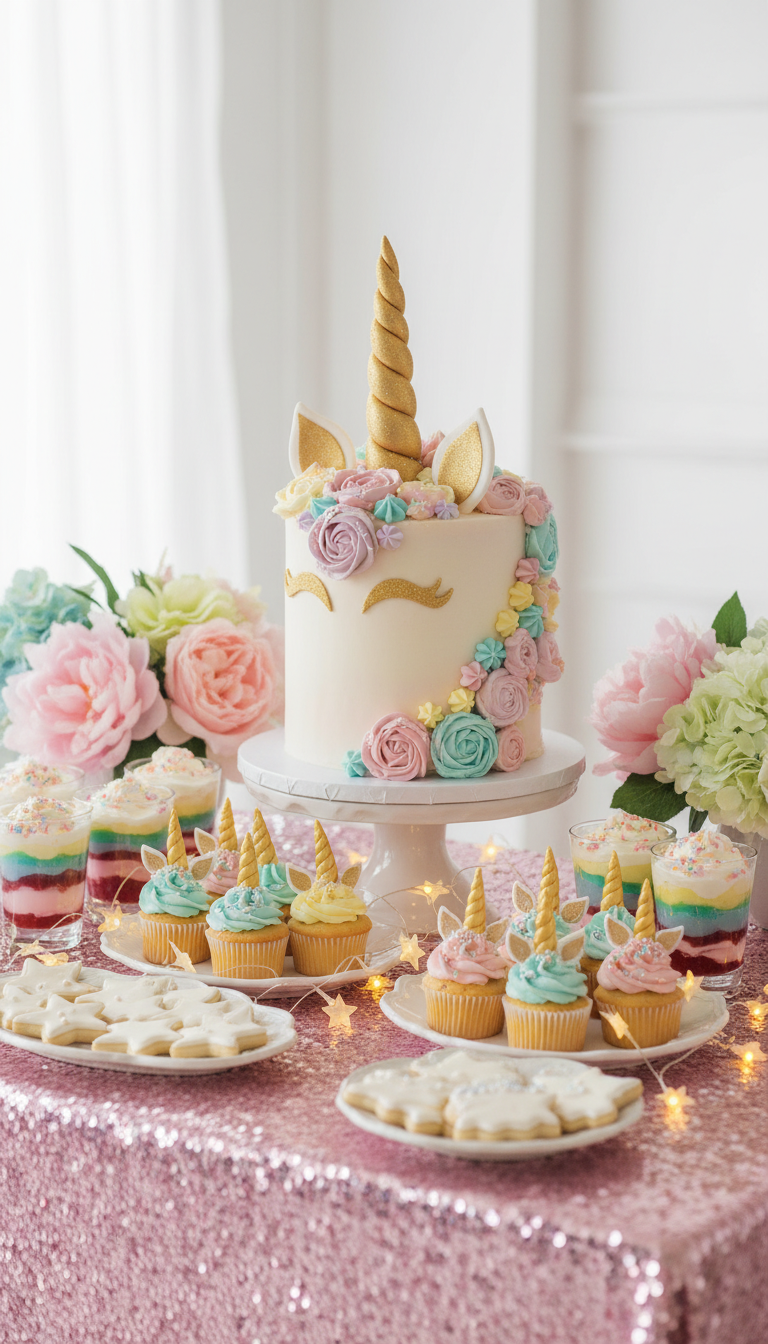 Enchanted Dessert Table Display