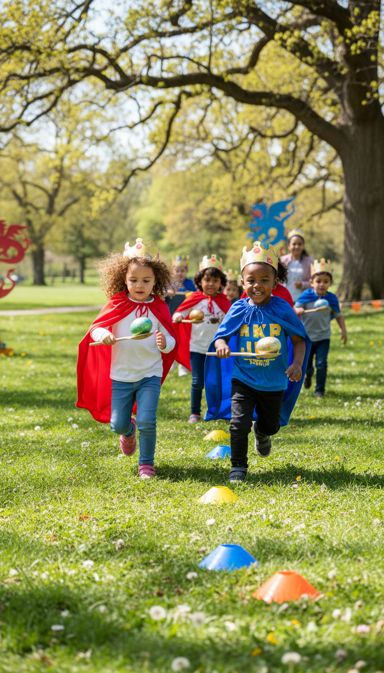 Royal Relay Race: Team Challenges for Princely Victory!
