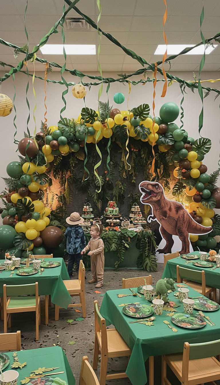 Jungle Vines & Balloon Arch