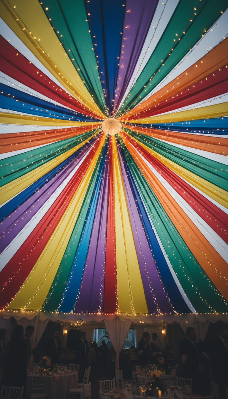 Rainbow Streamer Canopy