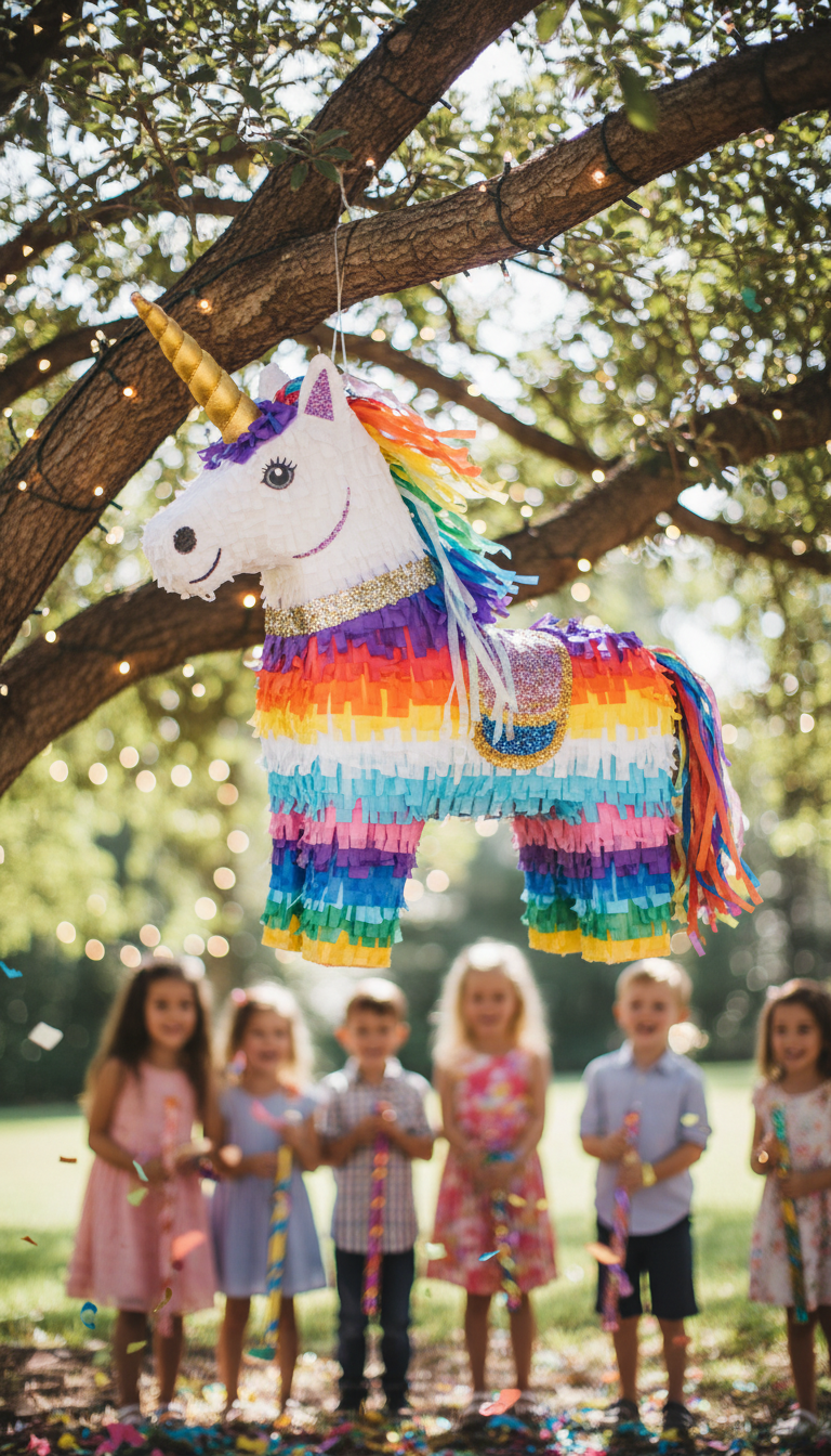 Magical Unicorn Pinata Fun