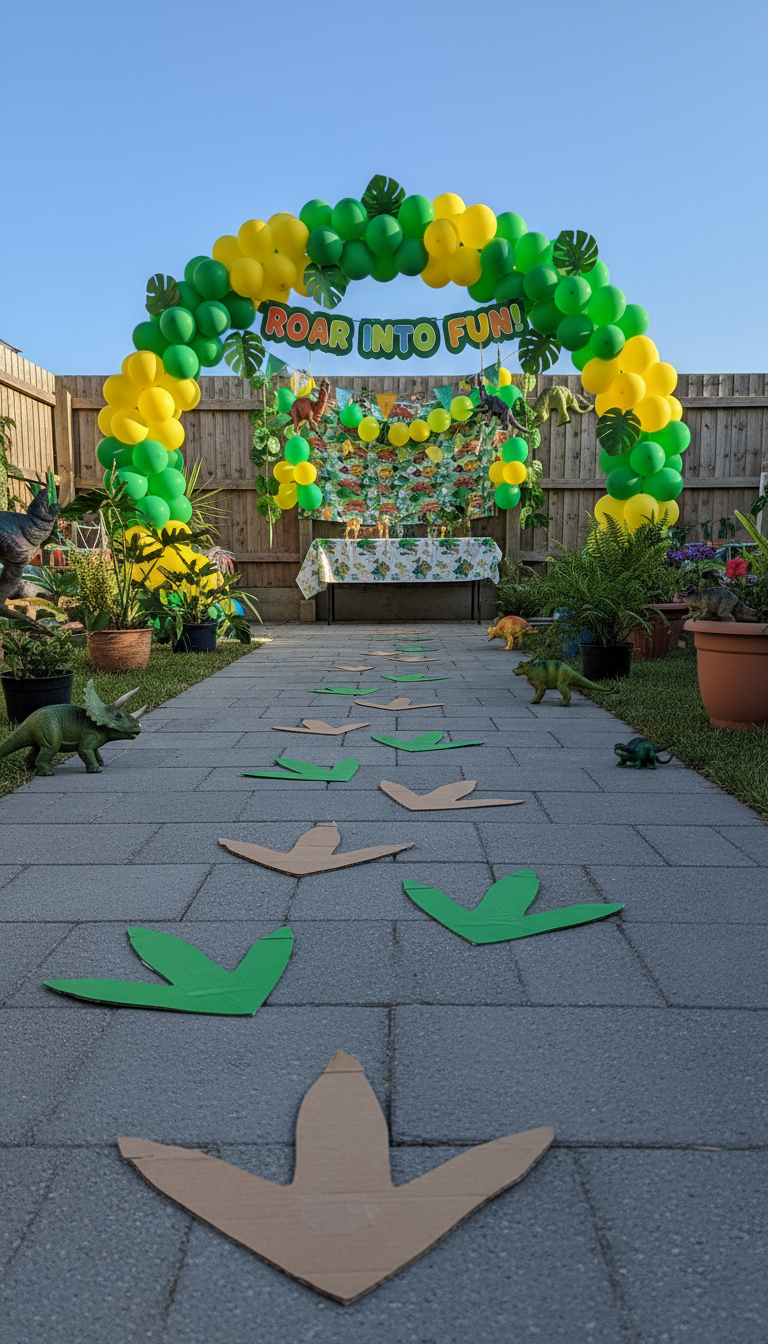 Dino Footprint Trail Welcome