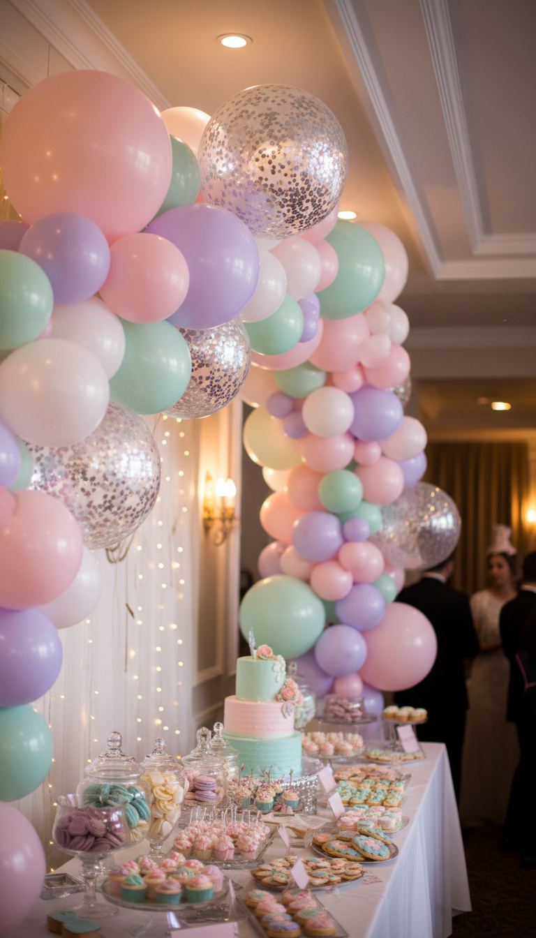 Create a Dreamy Rainbow Pastel Unicorn Balloon Arch