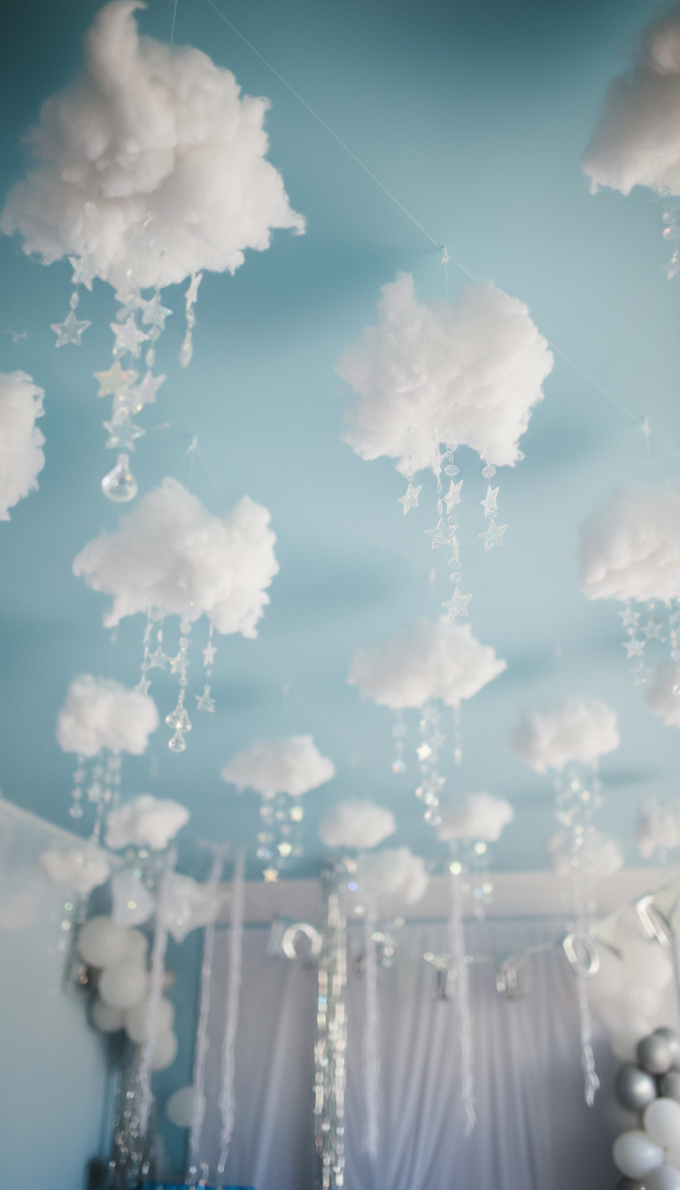 Enchanting Floating Unicorn Cloud Decorations