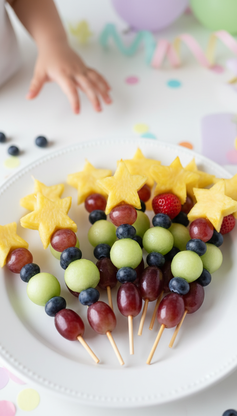 Magic Wand Fruit Skewers: Healthy & Fun