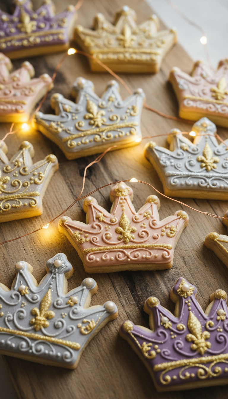 Princess Crown Cookies: Edible Royalty