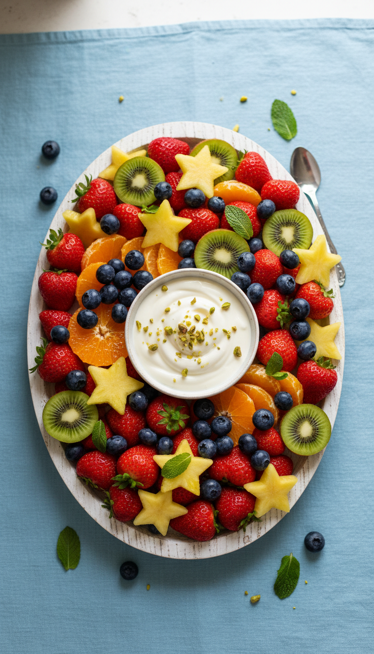 Fairy Tale Fruit Platter: Rainbow of Health