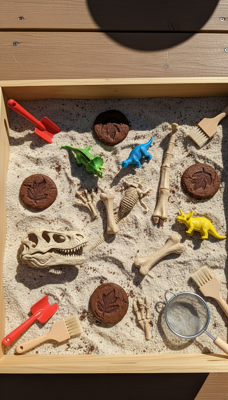 Unearth the Fun: DIY Dino Dig Station