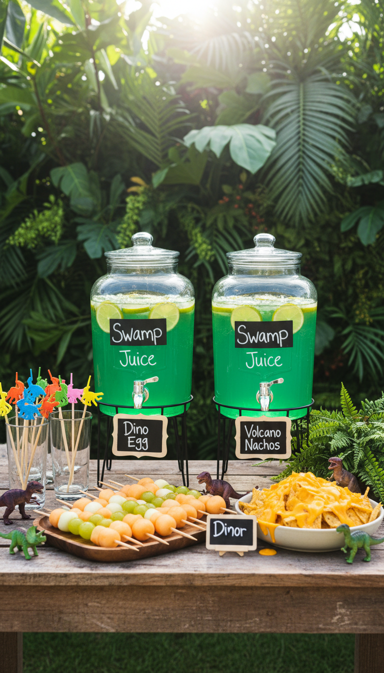 Prehistoric Potions: Delightful Watering Hole Drinks & Snacks