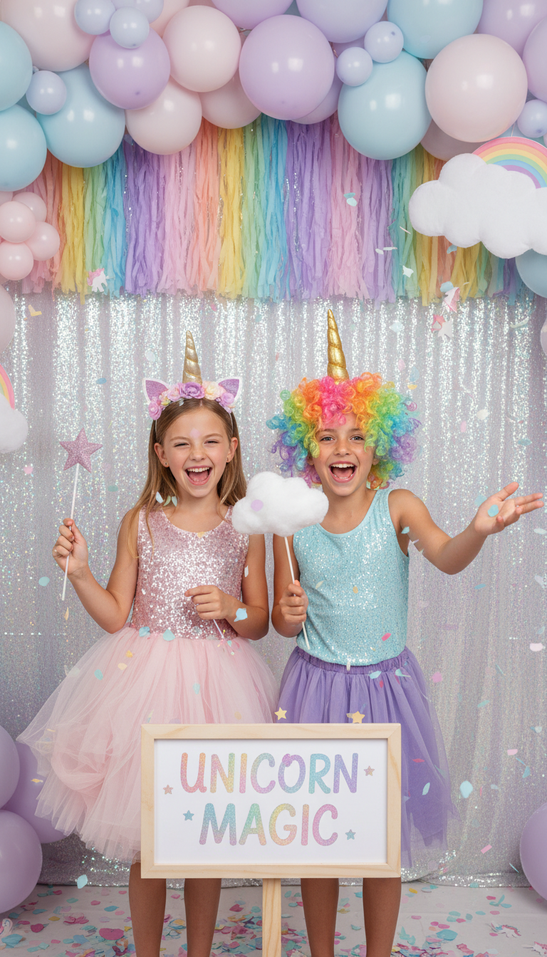 Unicorn Photo Booth Fun