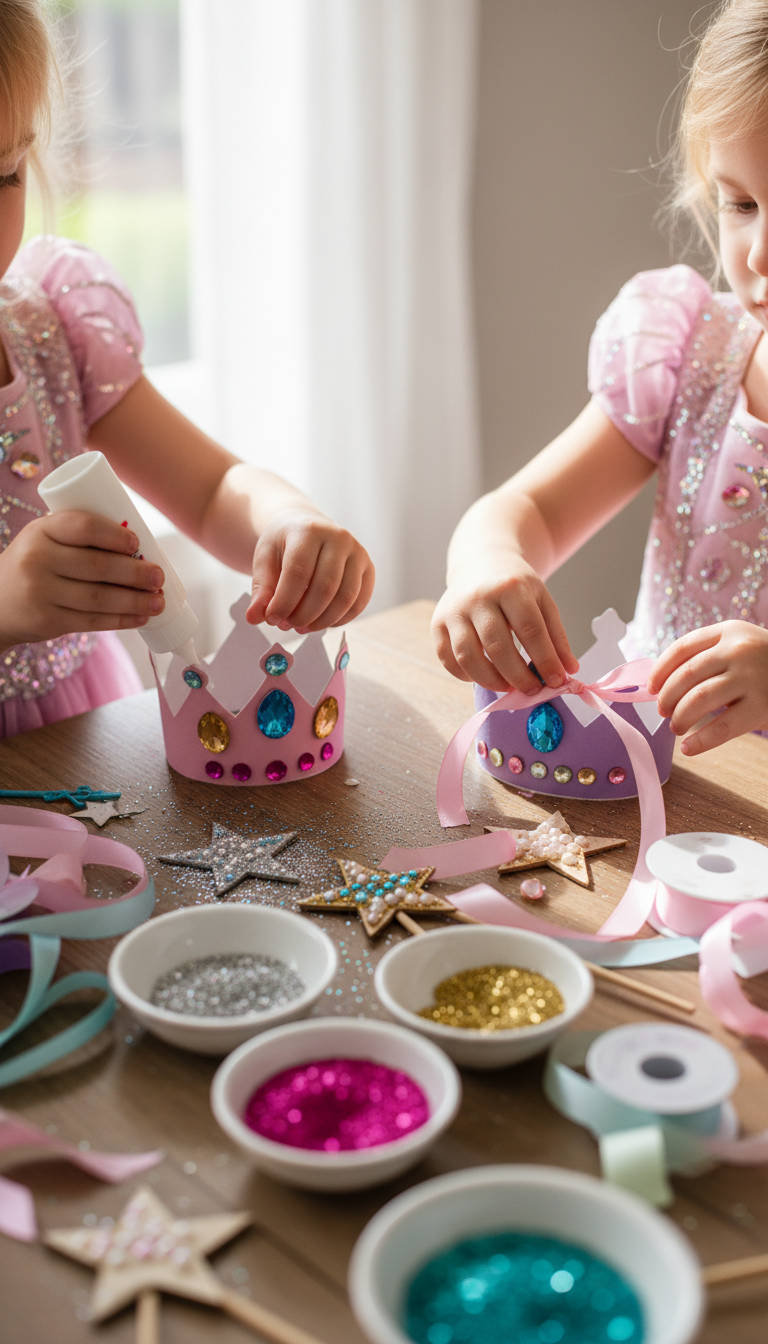 DIY Princess Wand & Crown Station