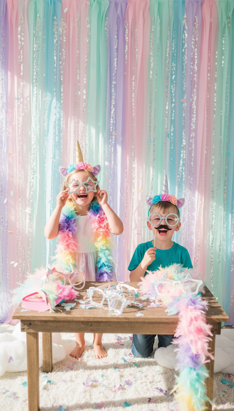 DIY Unicorn Photo Booth & Props