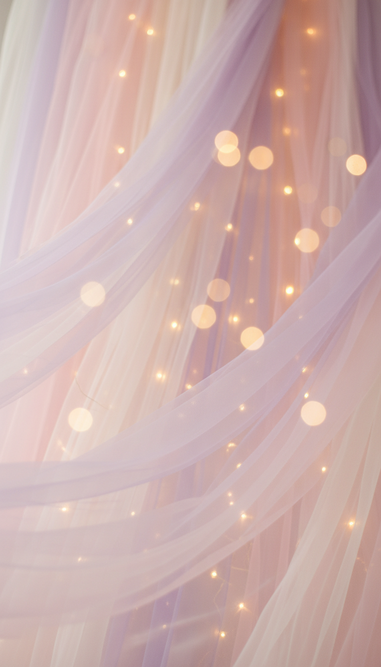 Fairy Light & Tulle Dream Backdrop