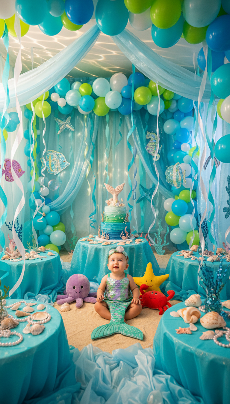 Under the Sea Mermaid Princess Bash