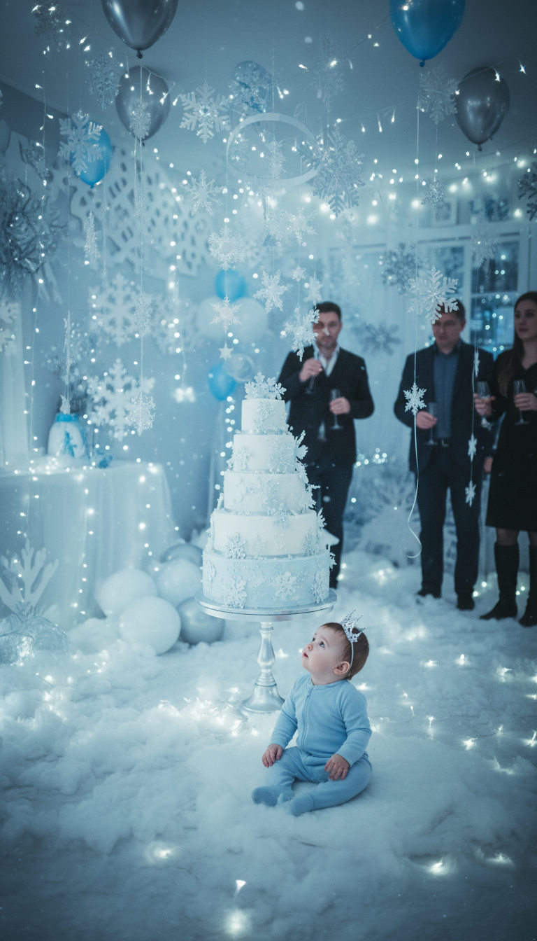 Winter Wonderland Snowflake Princess Party