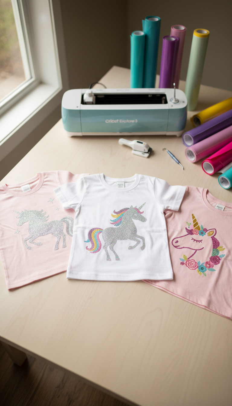 Iron-On Unicorn Apparel for the Birthday Squad