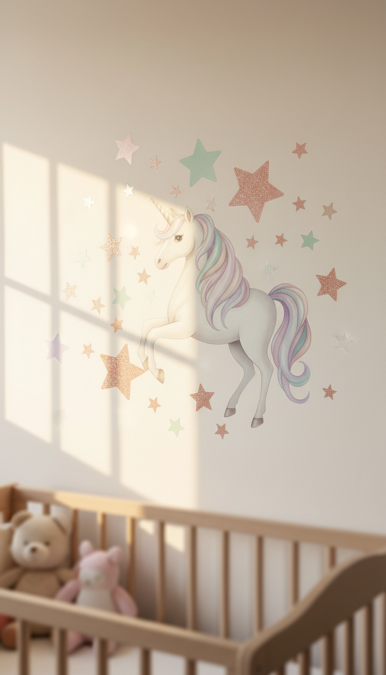 Sparkly Unicorn Wall Decor