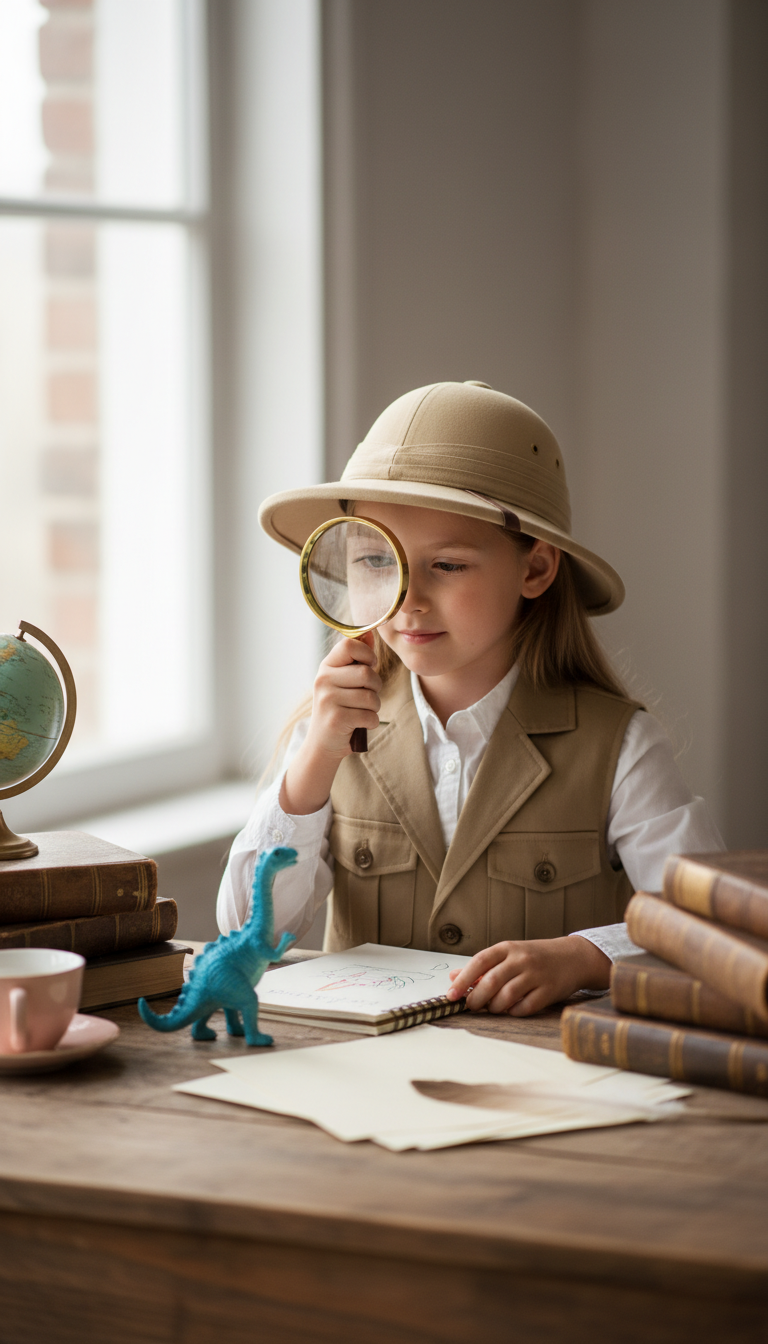 Paleontologist Chic: Stylish Safari Adventure