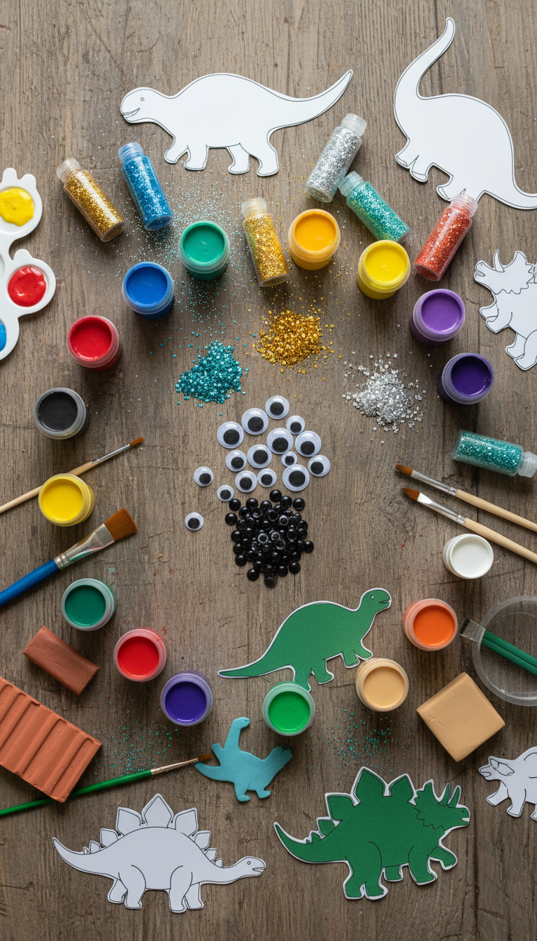 DIY Dino Craft Station