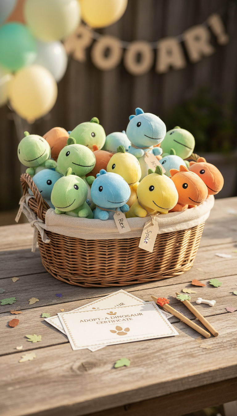 Adopt-a-Dino Party Favors