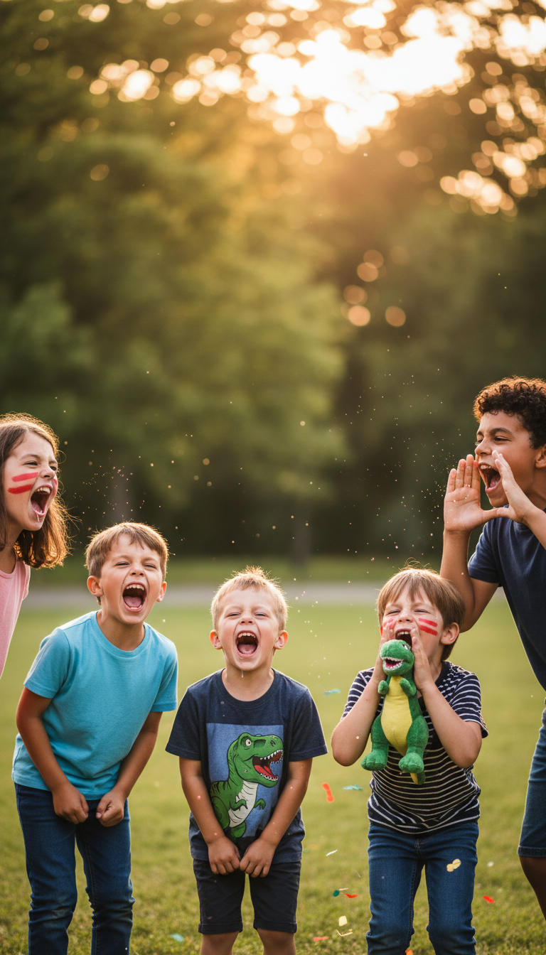 Giant Dinosaur Roar Contest