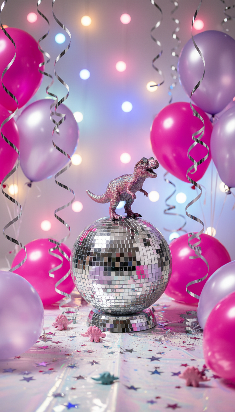 Glam-o-saurus Disco Party
