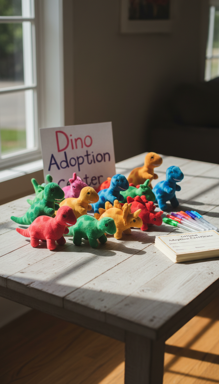 Stuffed Dino Adoption Center