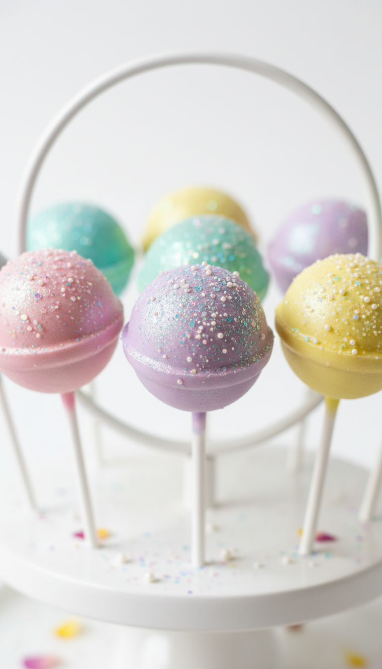 'Bath Bomb' Cake Pops