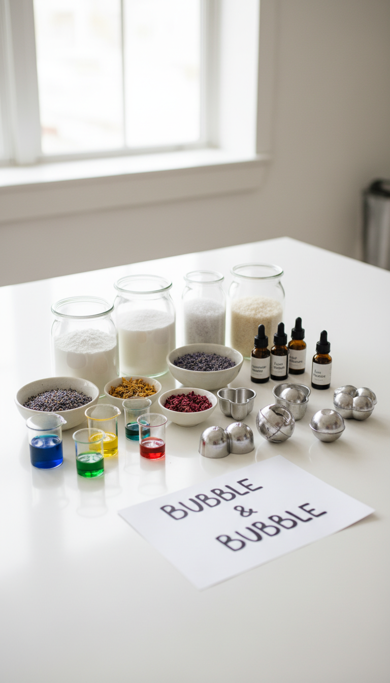 Bubble Bar & Bath Bomb Creation
