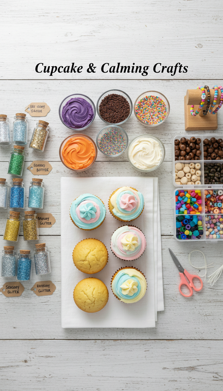 Cupcake & Calming Crafts
