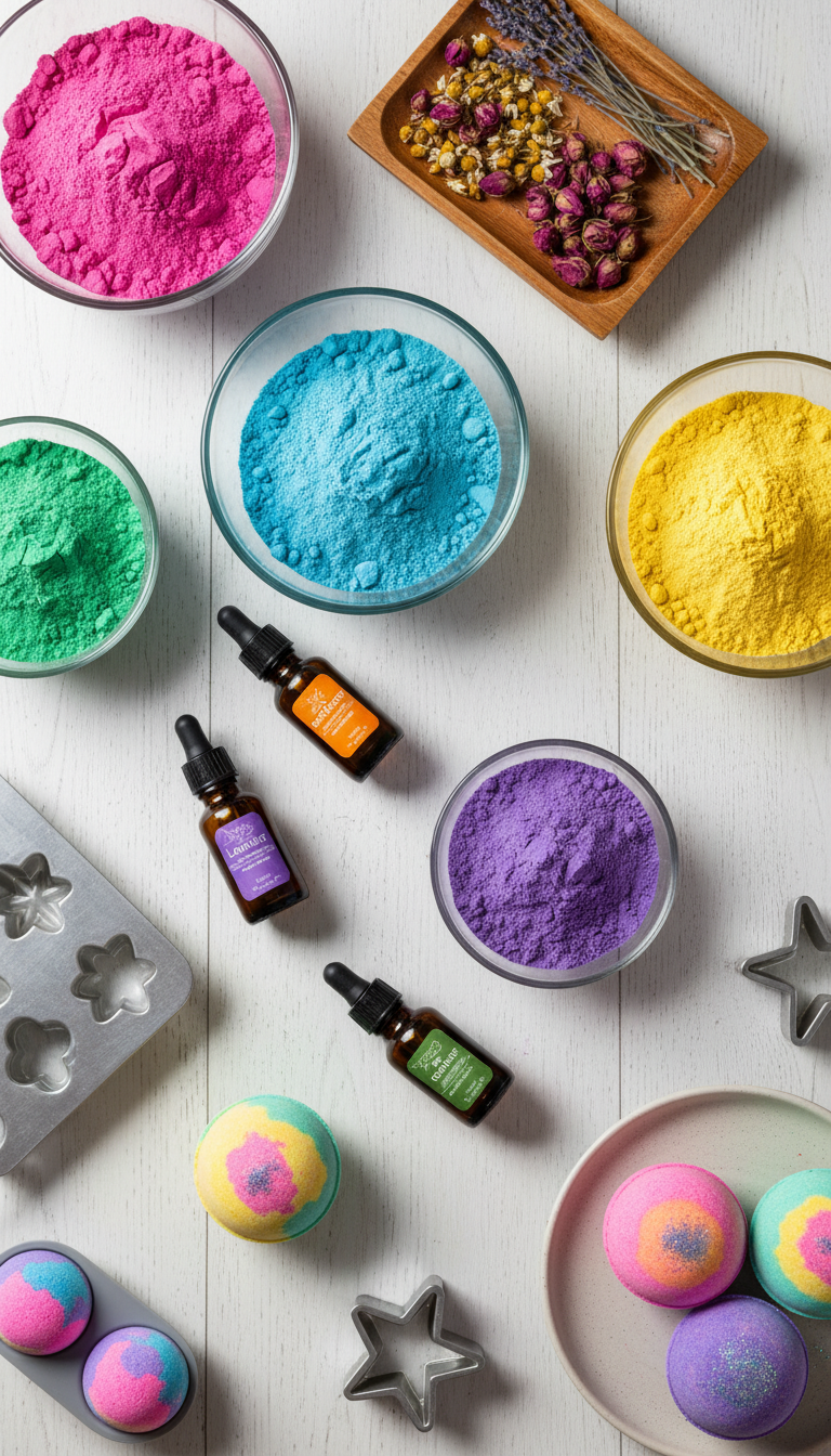 Customized Bath Bomb Making Station