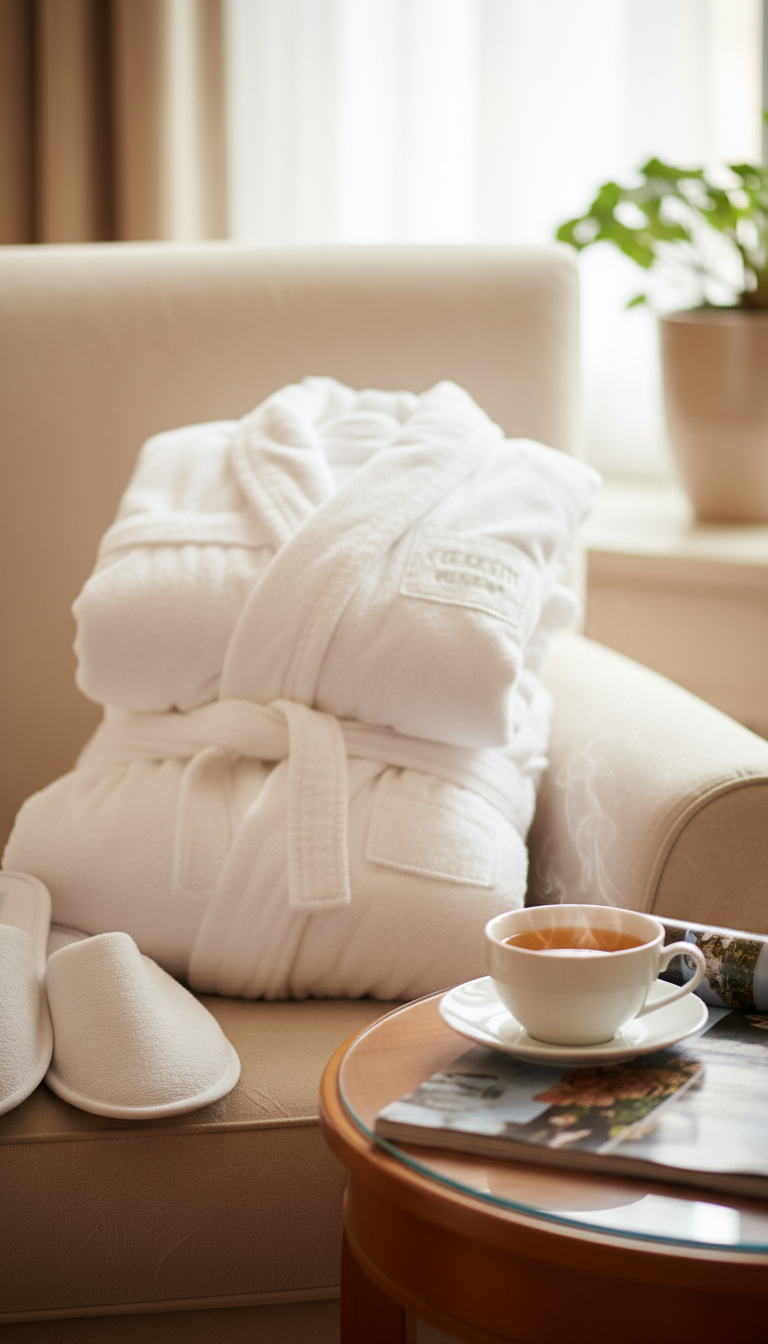 Cozy Robe & Slipper Lounge