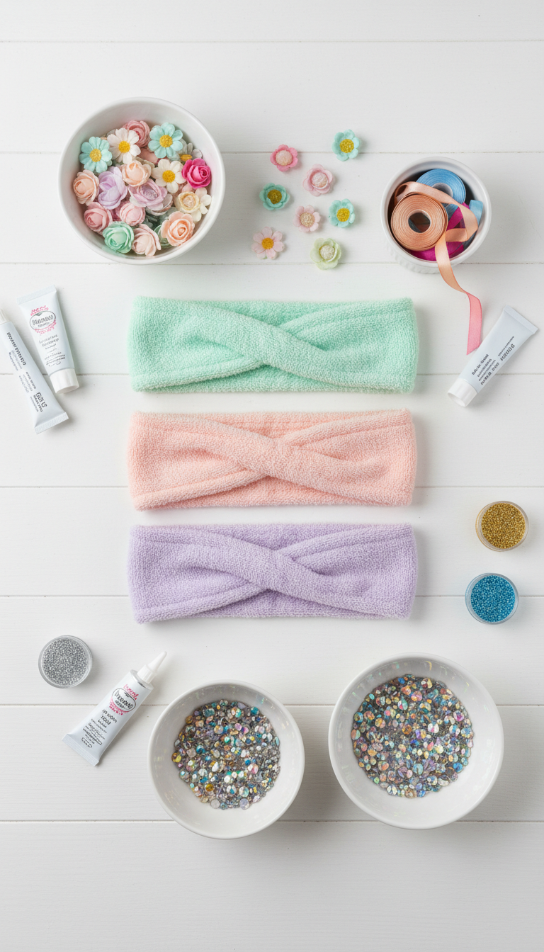 DIY Spa Headband Craft