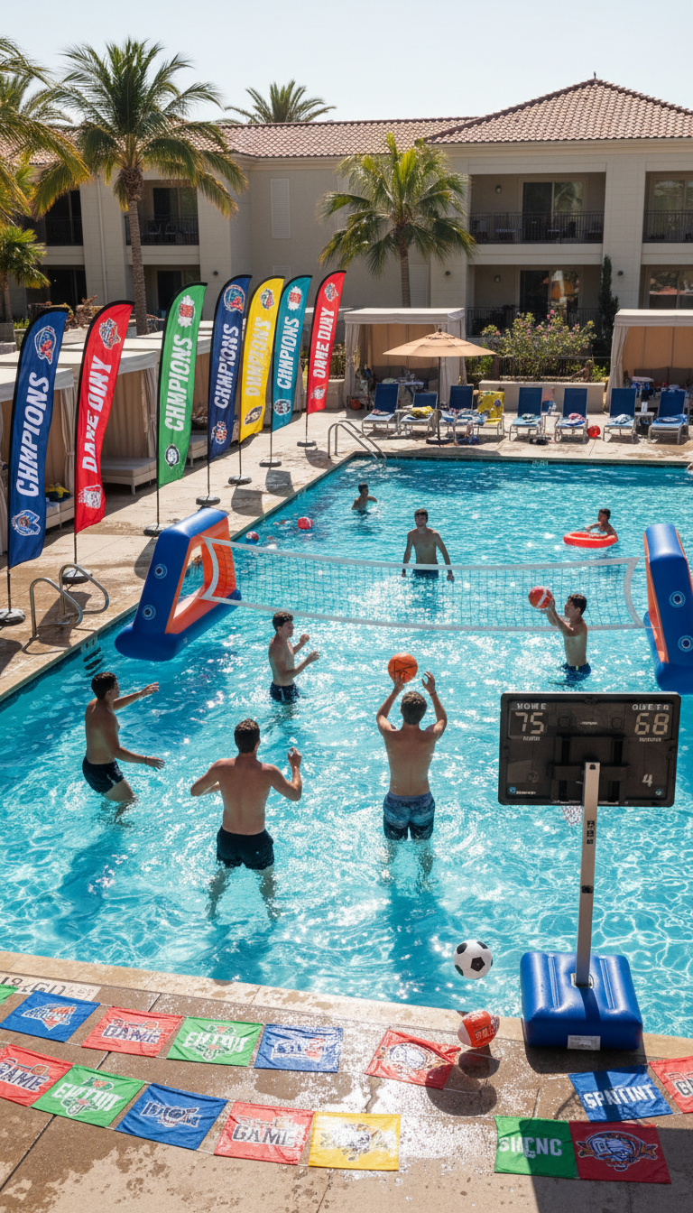 Sports Fanatic Pool Party: Aquatic Olympics