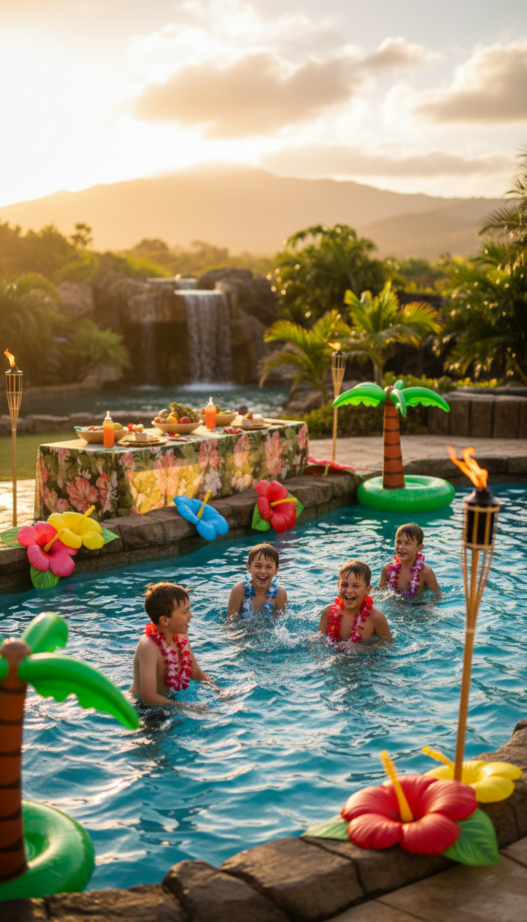 Tropical Luau Lagoon: Island Escape