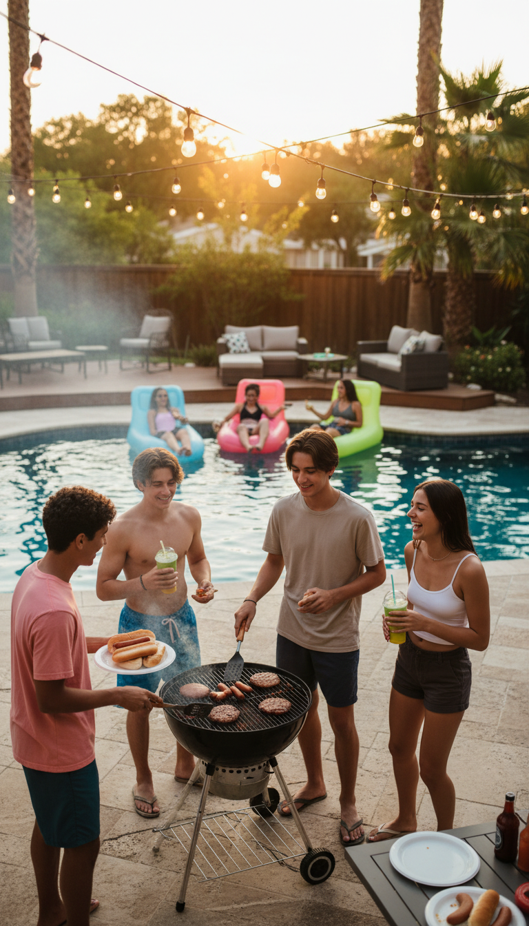 Chill & Grill BBQ Pool Party