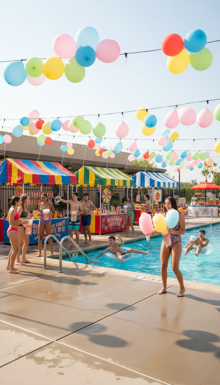 Carnival Funfair Pool Day