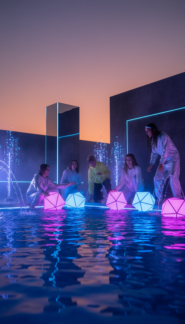 Futuristic Cyber Splash