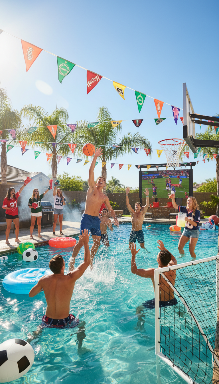 Sports Fanatic Pool Bash