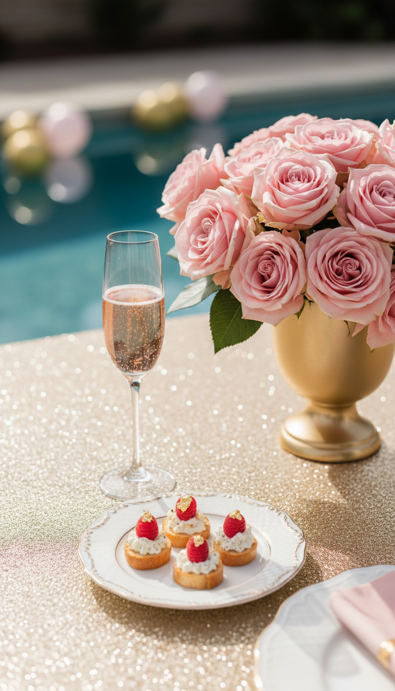 Glitter & Gold Pink Luxe