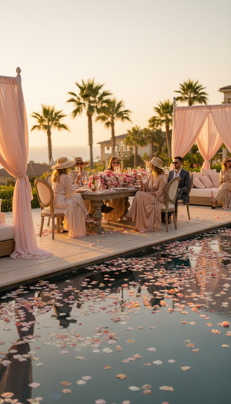 Glamorous Rosé Retreat